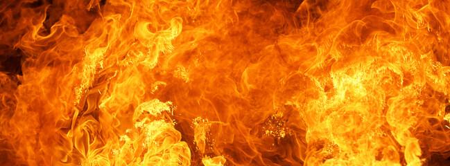 Obraz premium blaze fire flame conflagration texture for banner background