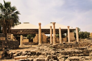 A view of the anchient city of Beit Shean in Israel