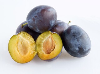 SOsweet,tasty ,multicolor fruits of plum close upNY DSC
