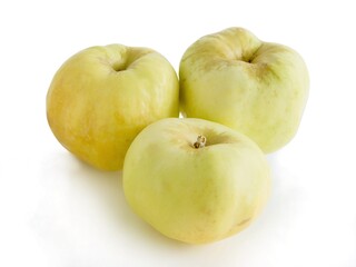 red and green tasty apple close up
