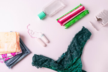 female personal hygeine items for menstruation period
