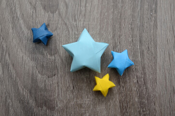 Origami lucky stars