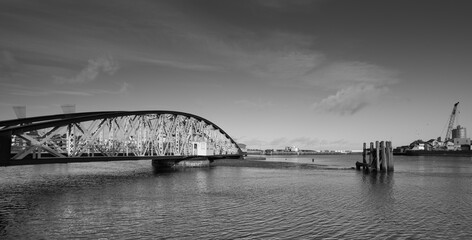 Obraz premium old bridge over the river