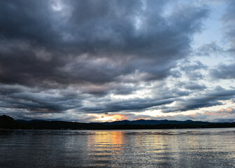 storm clouds over lake
Lake Bomoseen Vermont 2020