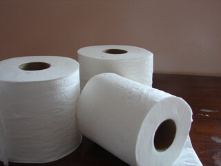 toilet paper, close up, white