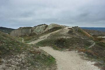 The hills in the nearby of Feodosia, Eastern Crimea.