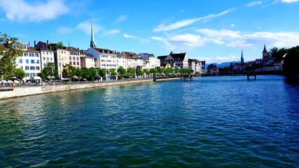 Zurich  river view
