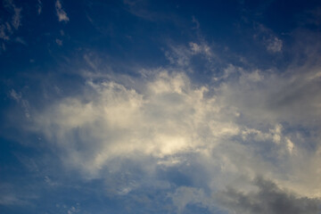 blue sky with clouds