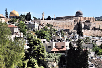 Fototapeta na wymiar A Panorama of Jerusalem