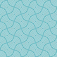 Obraz premium Geometric seamless pattern with circles 