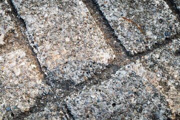 Closeup of Stone Path with Small Pebbles