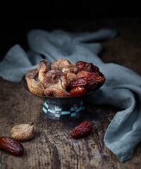 dried figs and dates