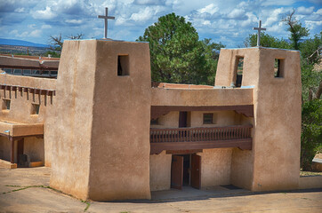 Catholic Saint Anne Mission in the Southwestern USA