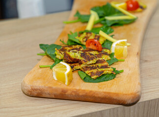 Grilled Vegetables at Board