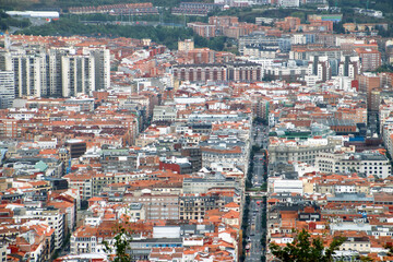 View of Bilbao from a hill