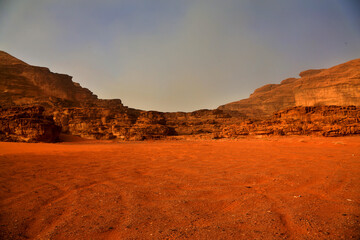 landscape taken in the desert