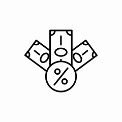 Outline taxes icon.Taxes vector illustration. Symbol for web and mobile