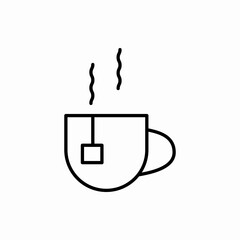 Outline tea icon.Tea vector illustration. Symbol for web and mobile