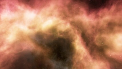 Space background with realistic nebula and shining stars. Colorful cosmos with stardust and milky way. Magic color galaxy. Infinite universe and starry night. 3d Render