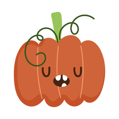 happy halloween, pumpkin cartoon trick or treat celebration