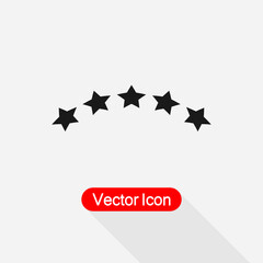 Five Star Icon Vector Illustration Eps10