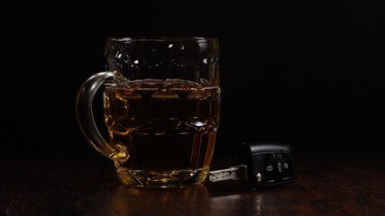 Be safe don't drink and drive. Suitable for social ad.