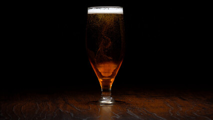 Beer on the table. Place for your AD text.