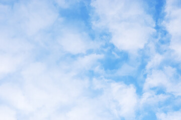 Naklejka na ściany i meble blue sky clouds background. conceptual backdrop