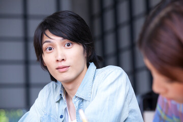 男子大学生ポートレート
