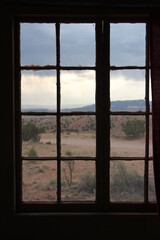 Fototapeta na wymiar desert window