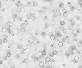 White Circles Texture. Abstract Polka Background. 