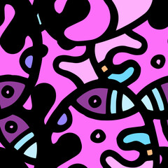 Psychedelic Print. 