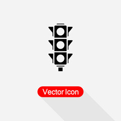 Traffic Light Icon Vector Illustration Eps10