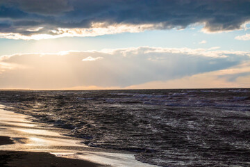 Shediac Beach Nb Canada at sundown