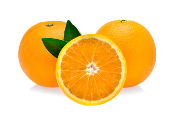 orange isolated on white background