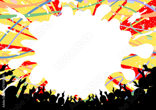 観客 ペイント集中線背景 Wall Mural Wallpaper Murals Kid A 観客 ペイント集中線背景 Wall Mural Wallpaper Murals Kid A
