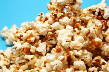 Popcorn coated with a sugar