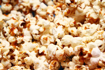 Popcorn coated with a sugar