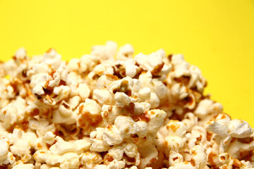 Popcorn coated with a sugar