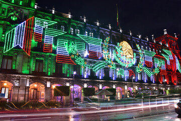 colorido iluminación zócalo