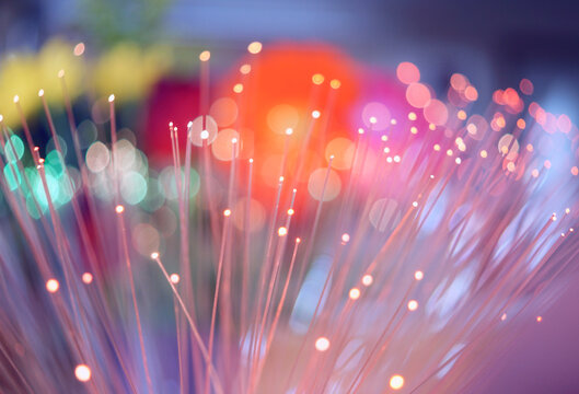Awesome joyfull luminous bright and multicolor bokeh wallpaper background