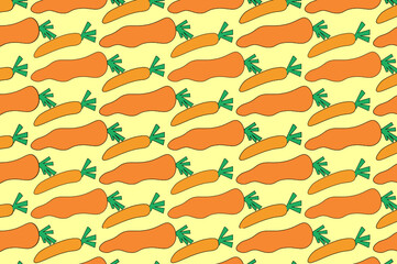 carrot smales pattern. suitable for wallpapers and backgrounds