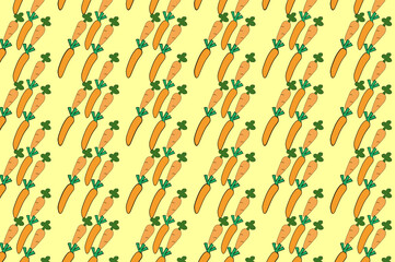 carrot smales pattern. suitable for wallpapers and backgrounds