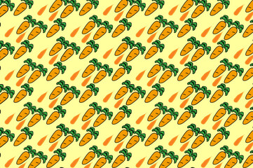 carrot smales pattern. suitable for wallpapers and backgrounds