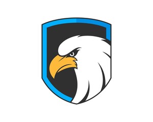 Shield with luxury eagle inside