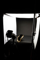 studio shot of a photo camera	