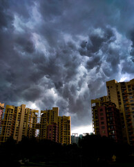 Fototapeta premium Cloud formation after the rain 
