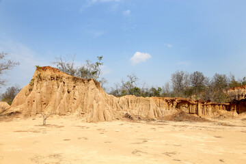 Landscape of beautiful natural , Sao Din Na Noi in Sri Nan national park, Nan province, Thailand