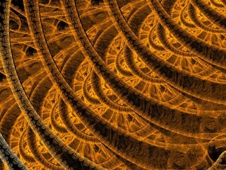 Imaginatory fractal background Image