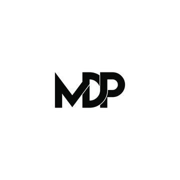mdp letter original monogram logo design